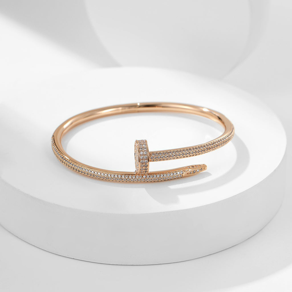 [⭐Haelin Jewelry]JUSTE BRACELET 3.5MM ALL DIAMONDS