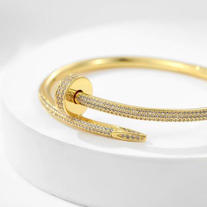 [⭐Haelin Jewelry]JUSTE BRACELET 3.5MM ALL DIAMONDS