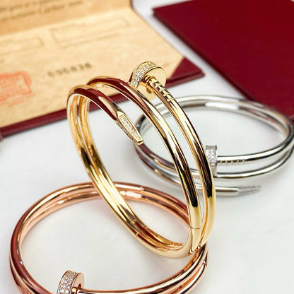 [⭐Haelin Jewelry]JUSTE BRACELET 3.5MM DOUBLE ROW DIAMOND