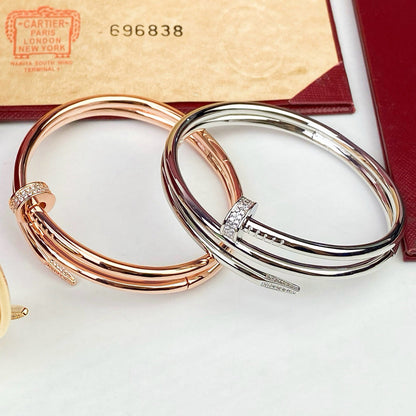 [⭐Haelin Jewelry]JUSTE BRACELET 3.5MM DOUBLE ROW DIAMOND
