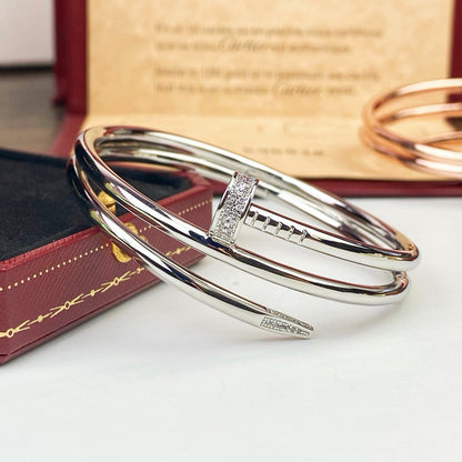 [⭐Haelin Jewelry]JUSTE BRACELET 3.5MM DOUBLE ROW DIAMOND