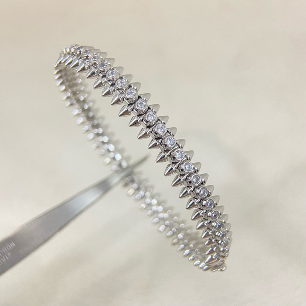 [⭐Haelin Jewelry]CLASH  BRACELET 8MM DIAMONDS