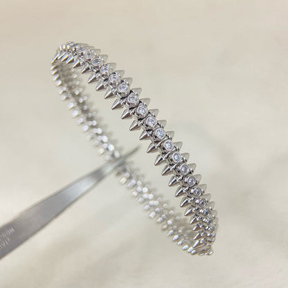[⭐Haelin Jewelry]CLASH  BRACELET 8MM DIAMONDS
