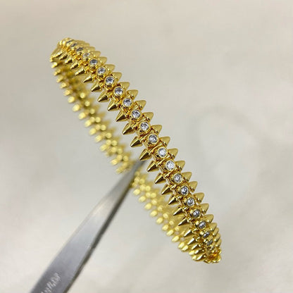 [⭐Haelin Jewelry]CLASH  BRACELET 8MM DIAMONDS