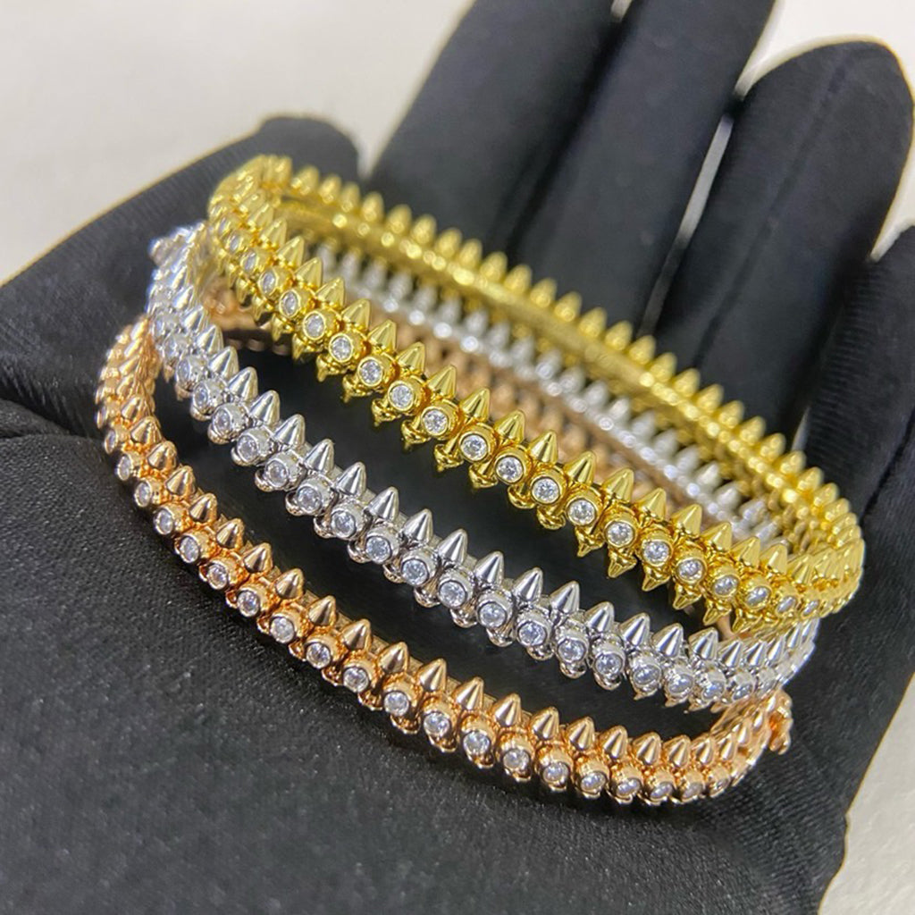 [⭐Haelin Jewelry]CLASH  BRACELET 8MM DIAMONDS