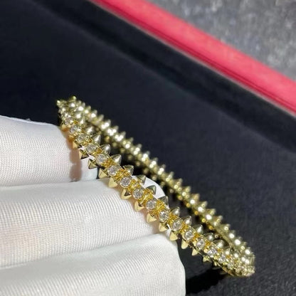 [⭐Haelin Jewelry]CLASH  BRACELET 8MM DIAMONDS