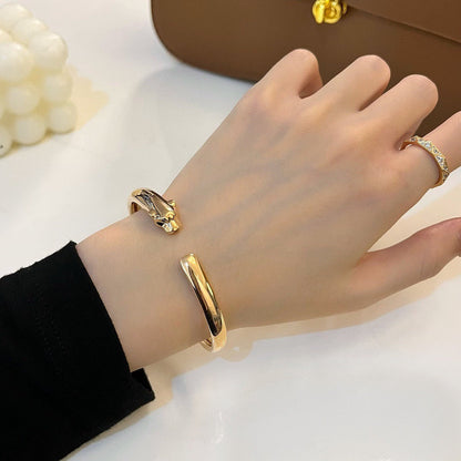 [⭐Haelin Jewelry]PANTHERE OPEN BRACELET