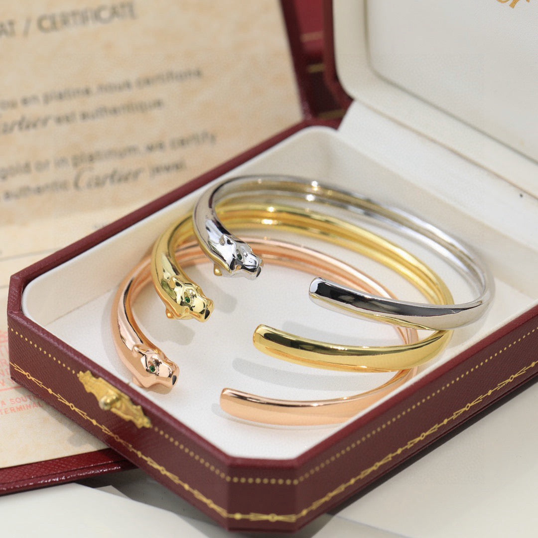 [⭐Haelin Jewelry]PANTHERE OPEN BRACELET