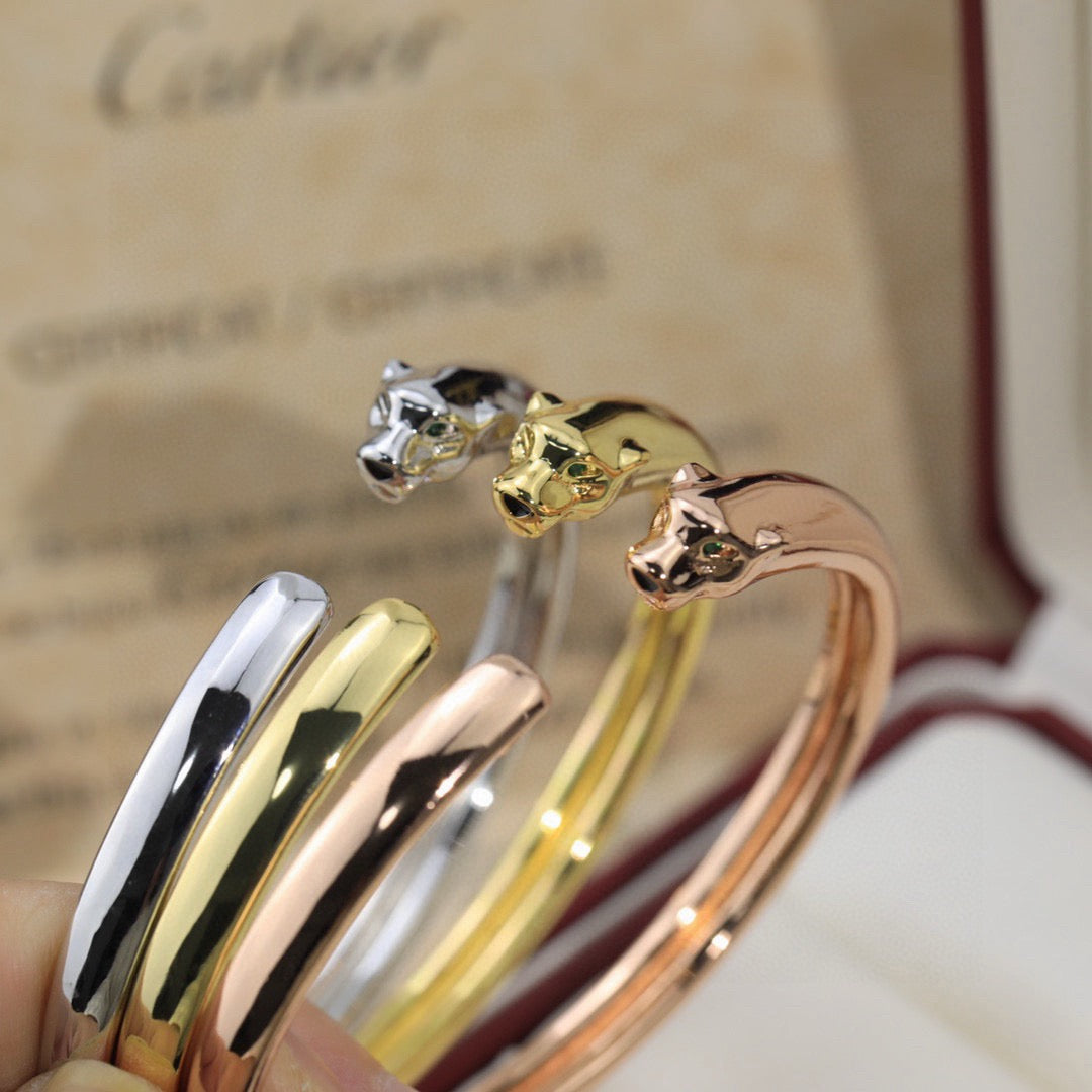 [⭐Haelin Jewelry]PANTHERE OPEN BRACELET