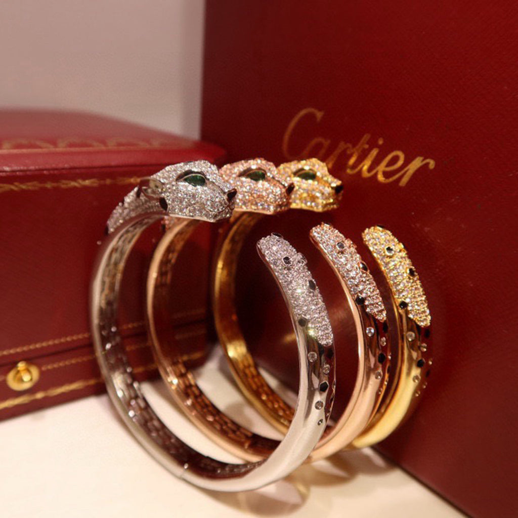 [⭐Haelin Jewelry]PANTHERE BIG BRACELET DIAMONDS