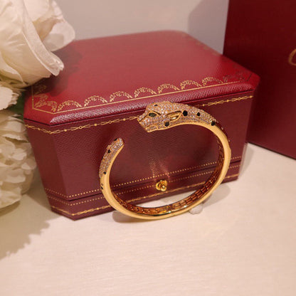[⭐Haelin Jewelry]PANTHERE BIG BRACELET DIAMONDS