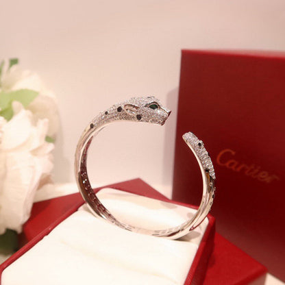 [⭐Haelin Jewelry]PANTHERE BIG BRACELET DIAMONDS