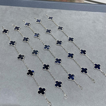 [⭐Haelin Jewelry]CLOVER 5 MOTIF PIETERSITE BRACELET COLLECTION