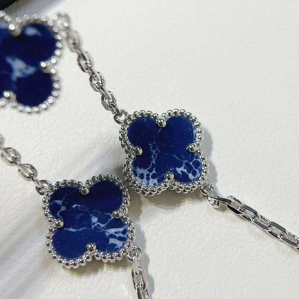 [⭐Haelin Jewelry]CLOVER 5 MOTIF PIETERSITE BRACELET COLLECTION