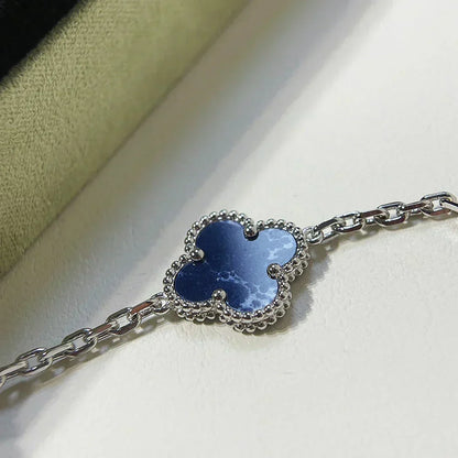 [⭐Haelin Jewelry]CLOVER 5 MOTIF PIETERSITE BRACELET COLLECTION