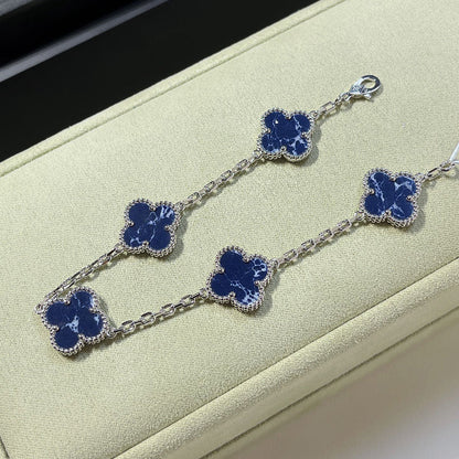 [⭐Haelin Jewelry]CLOVER 5 MOTIF PIETERSITE BRACELET COLLECTION