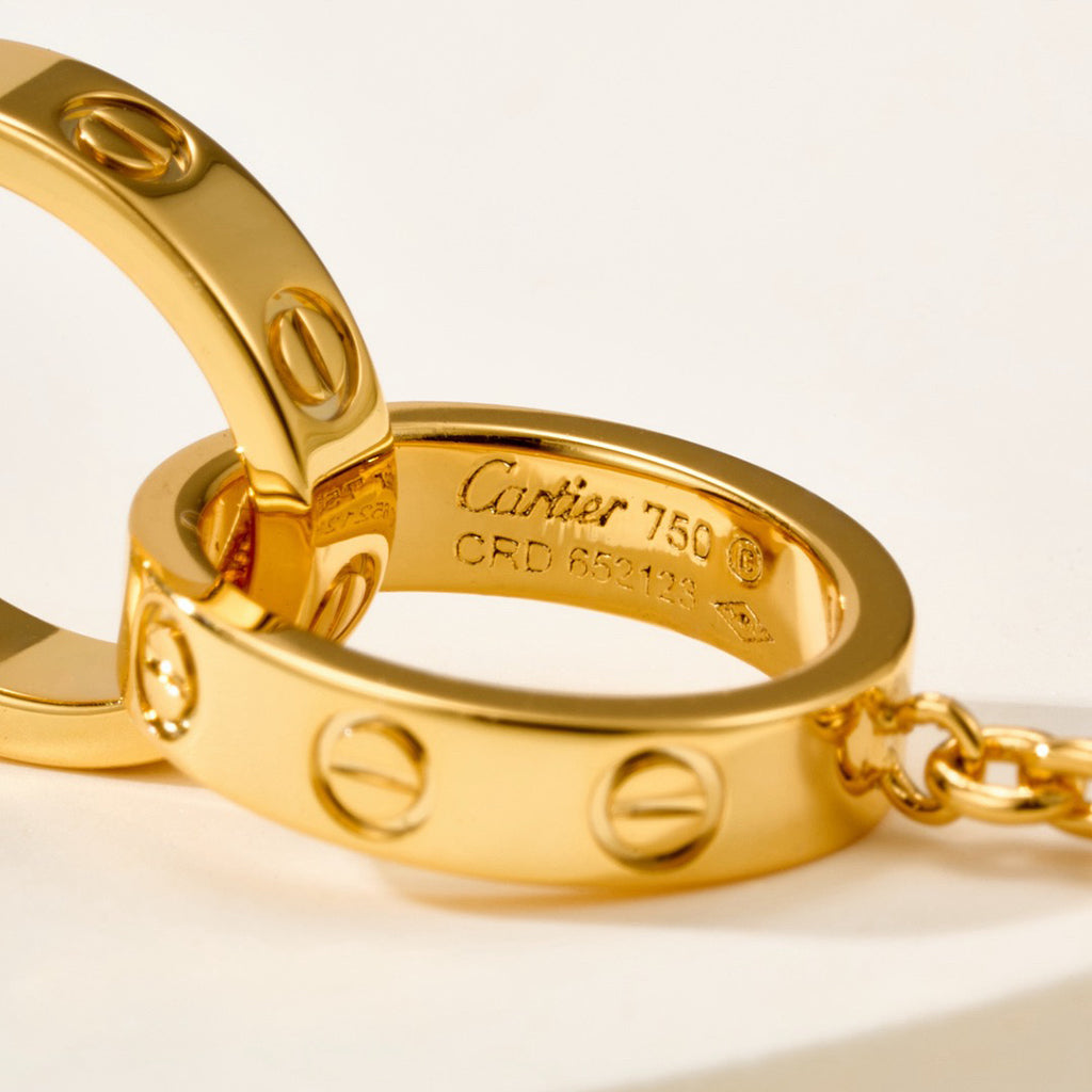 [⭐Haelin Jewelry]LOVE BRACELET DOUBLE RING