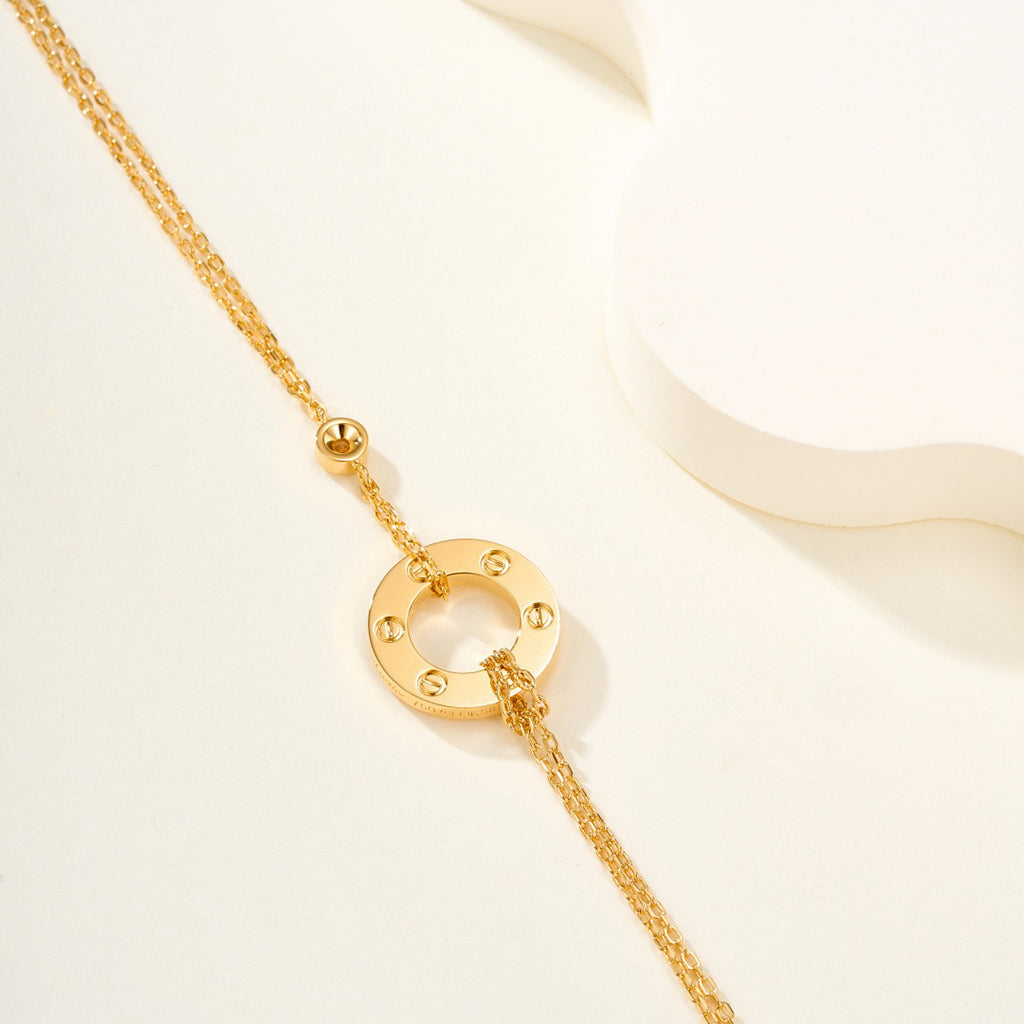 [⭐Haelin Jewelry]LOVE BRACELET 2 DIAMOND