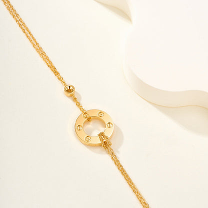 [⭐Haelin Jewelry]LOVE BRACELET 2 DIAMOND