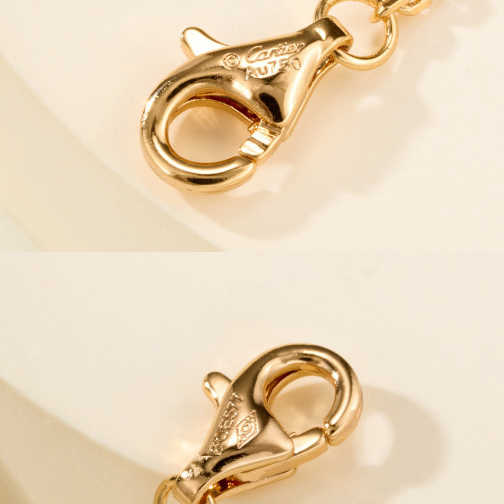[⭐Haelin Jewelry]LOVE DOUBLE RING FULL DIAMOND BRACELET