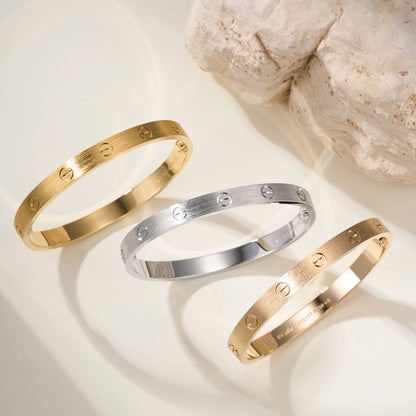 [⭐Haelin Jewelry]LOVE BRACELET 6.1MM BRUSHED