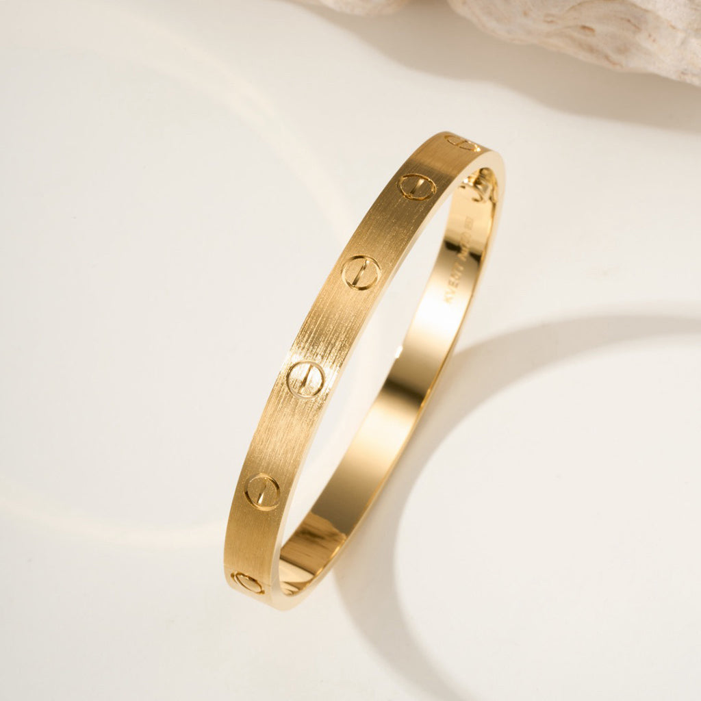 [⭐Haelin Jewelry]LOVE BRACELET 6.1MM BRUSHED