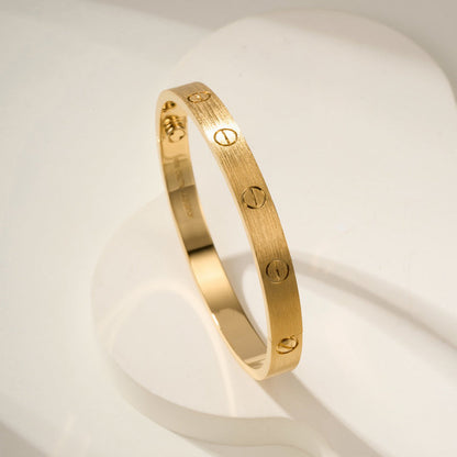 [⭐Haelin Jewelry]LOVE BRACELET 6.1MM BRUSHED