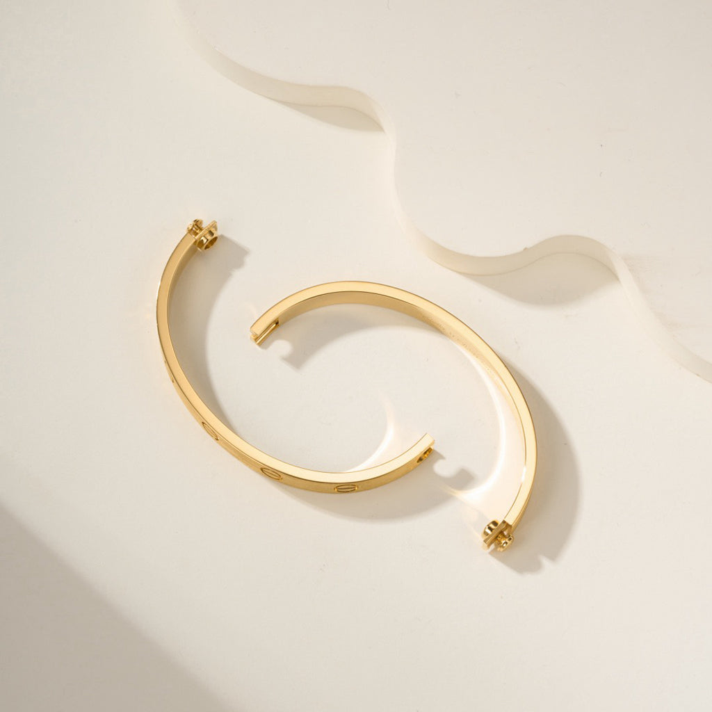 [⭐Haelin Jewelry]LOVE BRACELET 6.1MM BRUSHED