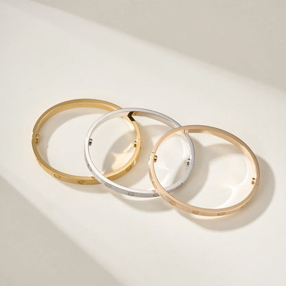 [⭐Haelin Jewelry]LOVE BRACELET 6.1MM BRUSHED