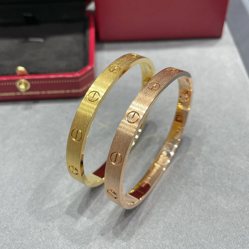 [⭐Haelin Jewelry]LOVE BRACELET 6.1MM BRUSHED