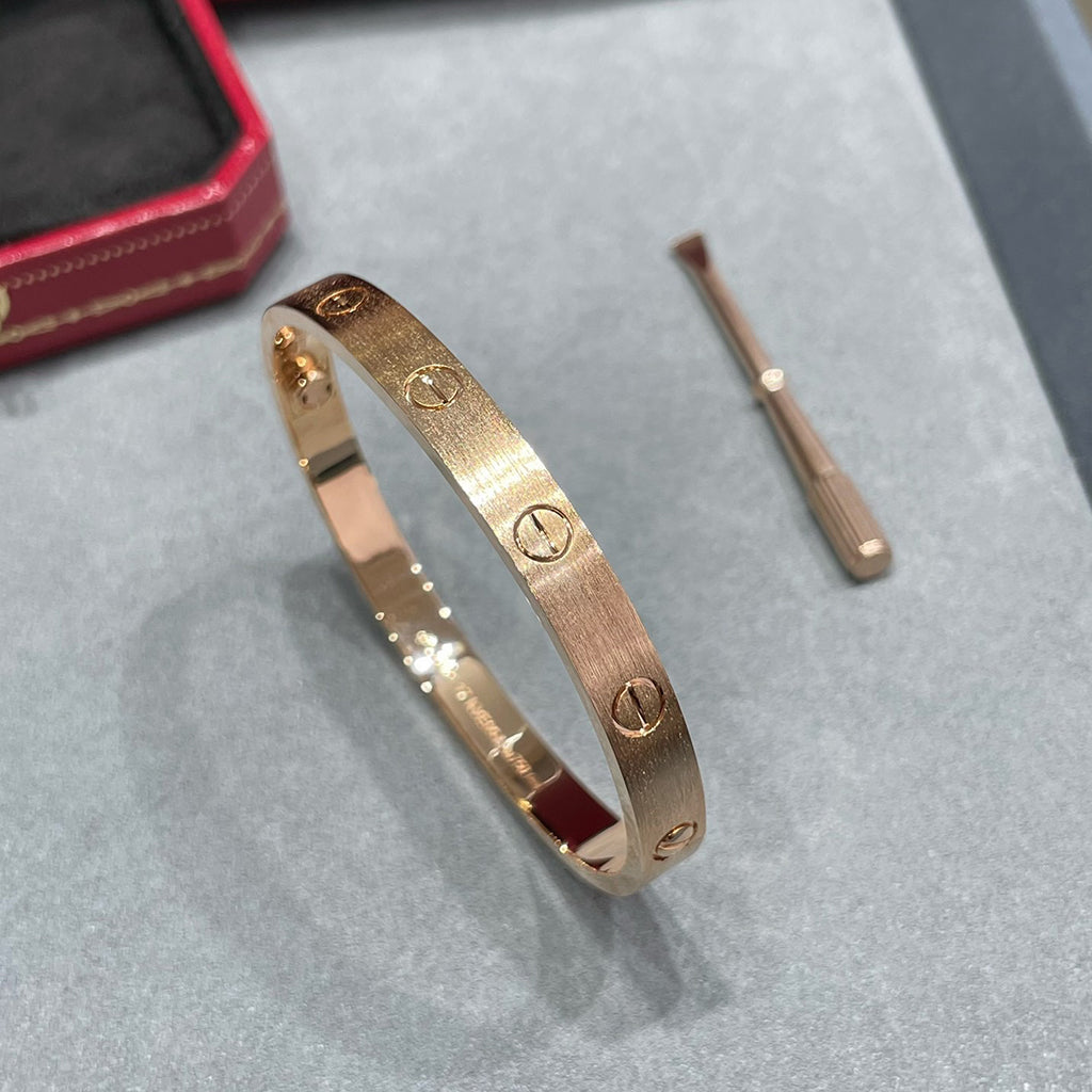 [⭐Haelin Jewelry]LOVE BRACELET 6.1MM BRUSHED