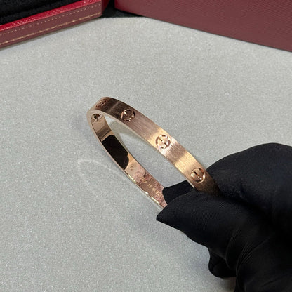 [⭐Haelin Jewelry]LOVE BRACELET 6.1MM BRUSHED