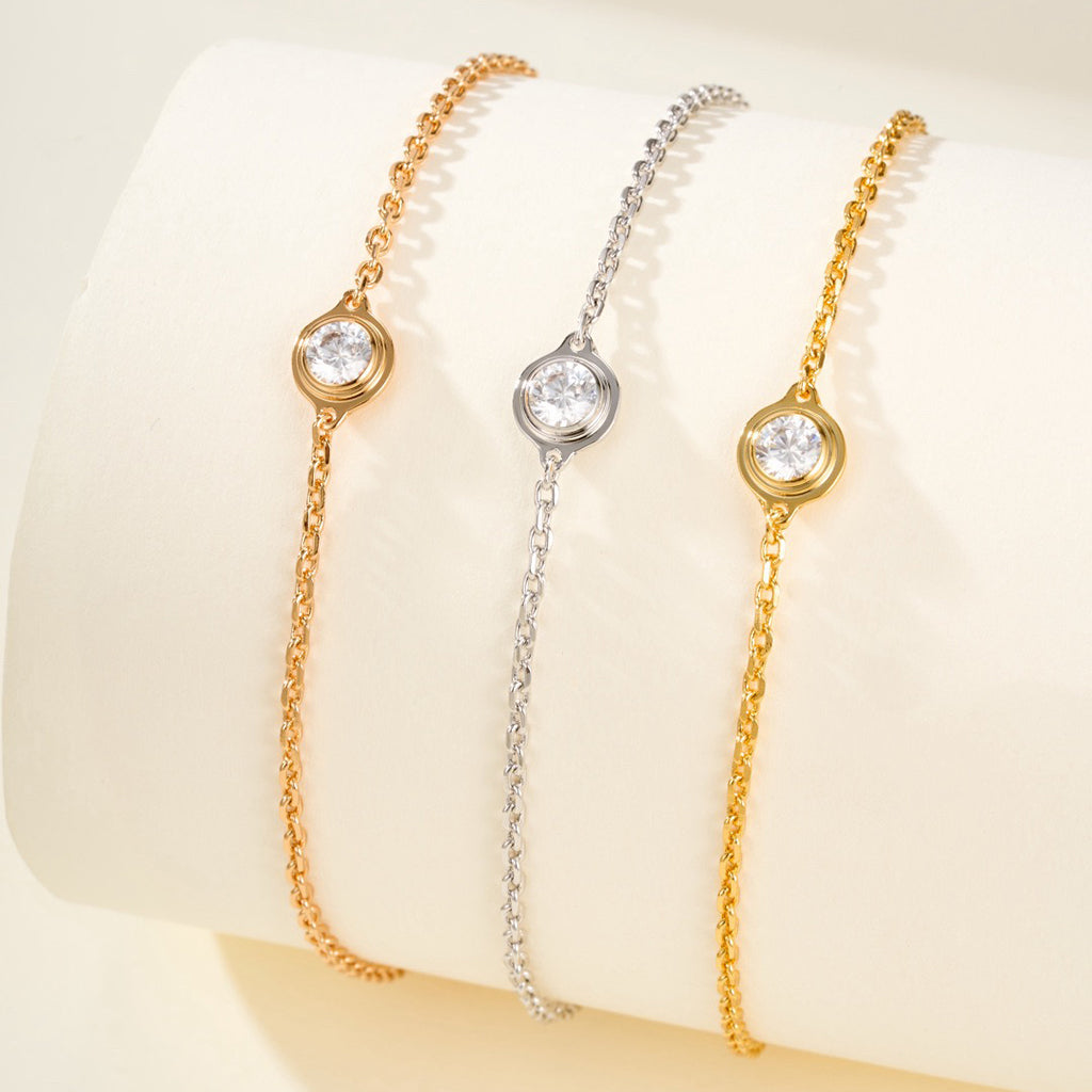 [⭐Haelin Jewelry]DAMOUR BRACELET 1 DIAMOND