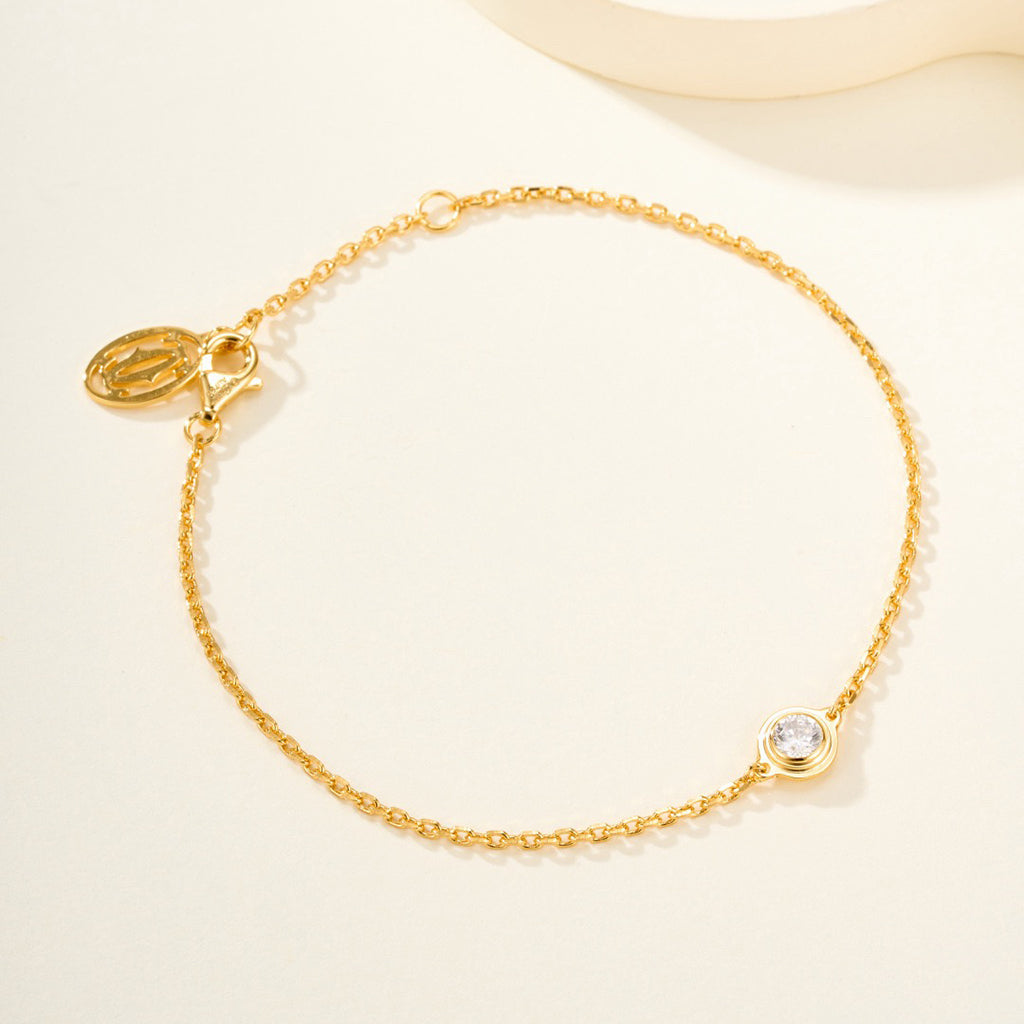[⭐Haelin Jewelry]DAMOUR BRACELET 1 DIAMOND