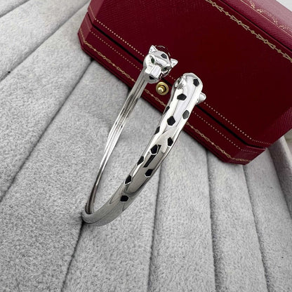 [⭐Haelin Jewelry]PANTHERE DOUBLE HEADED OPEN BRACELET