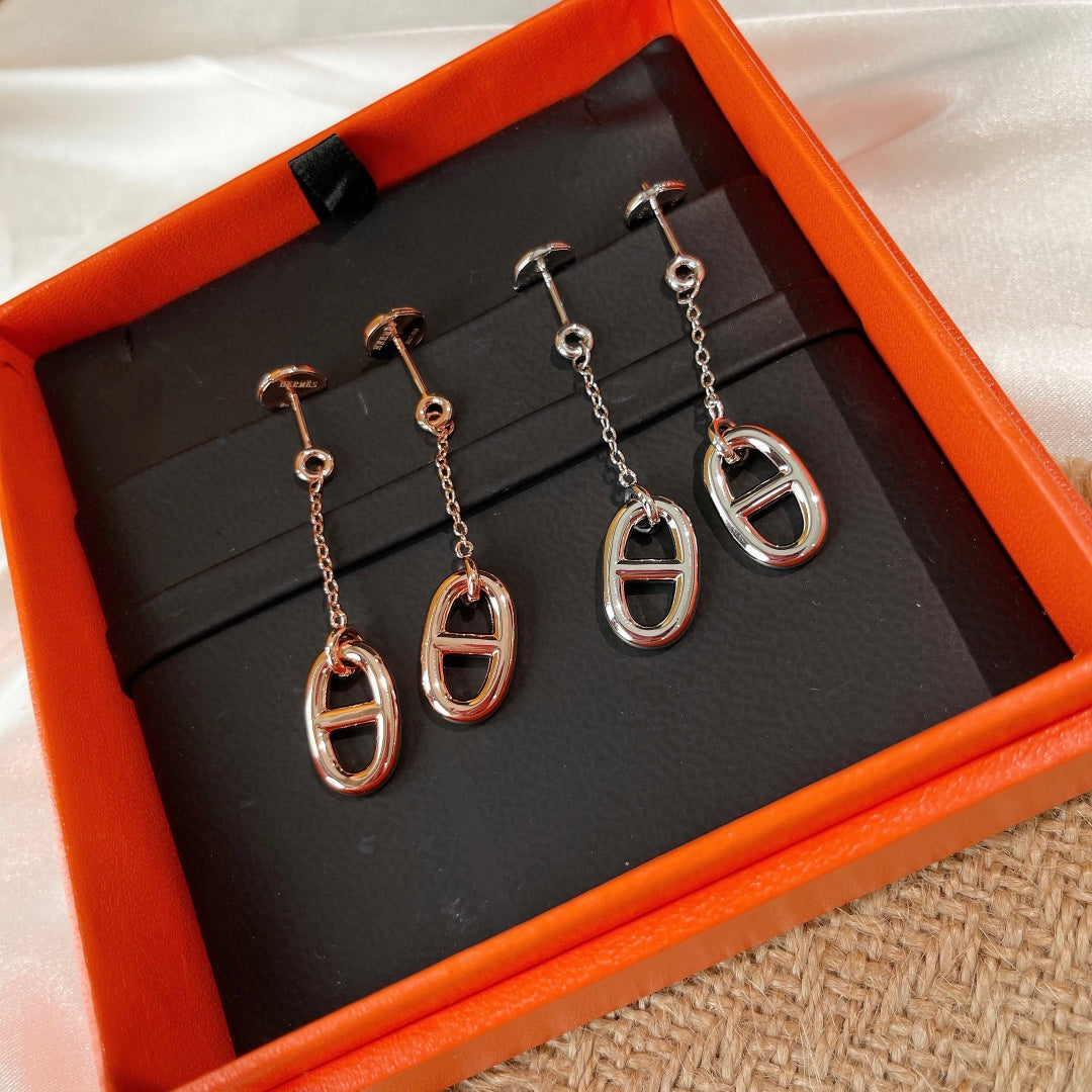 [⭐Haelin Jewelry]CHAINE TASSEL EARRINGS