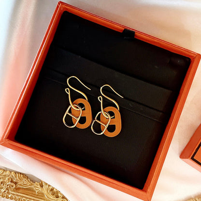 [⭐Haelin Jewelry]HM O'MAILLON GOLD EARRINGS