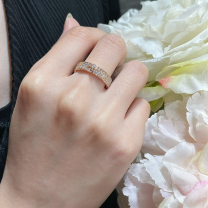 [⭐Haelin Jewelry]KELLY PINK GOLD DIAMOND RING