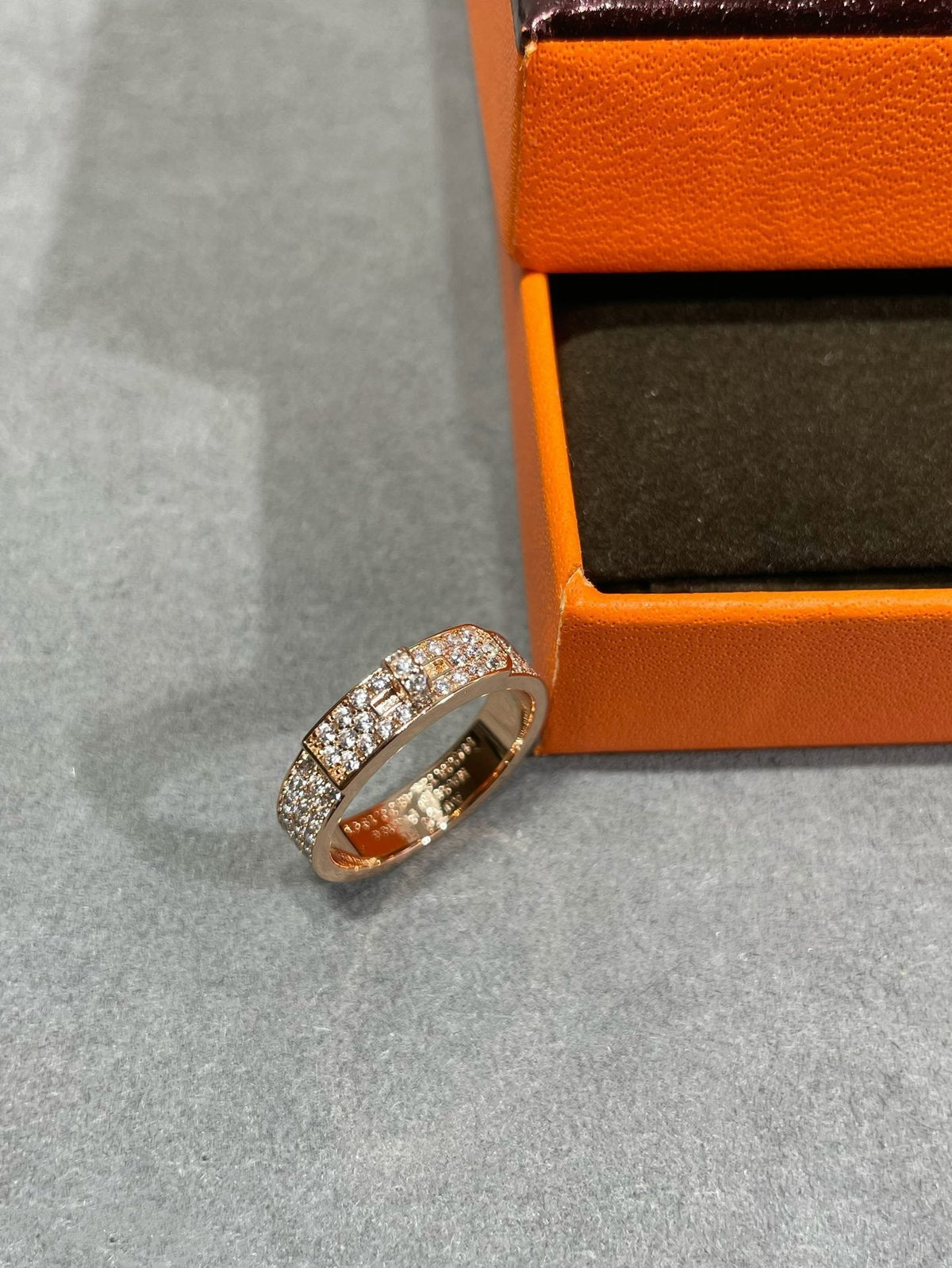 [⭐Haelin Jewelry]KELLY PINK GOLD DIAMOND RING