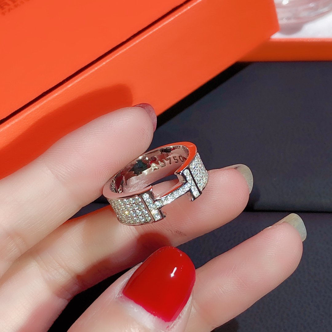 [⭐Haelin Jewelry]H RING FULL DIAMOND