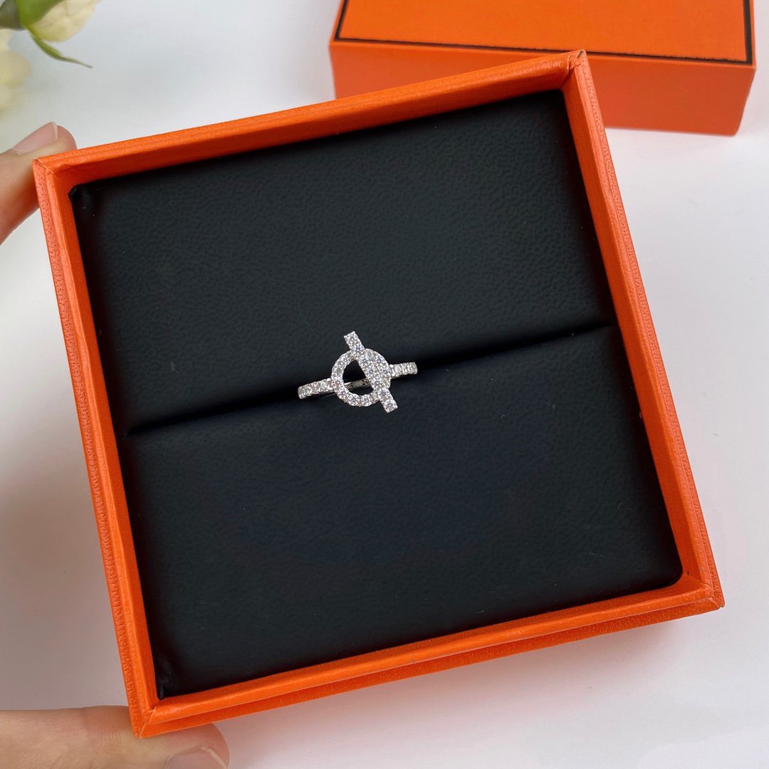 [⭐Haelin Jewelry]ECHAPPEE RING SILVER DIAMOND