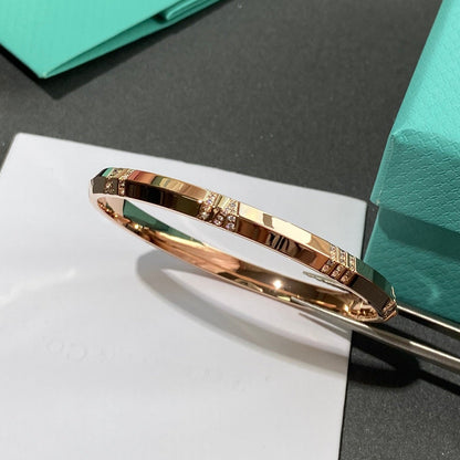 [Haelin Jewelry]ATLAS X PINK GOLD BRACELET