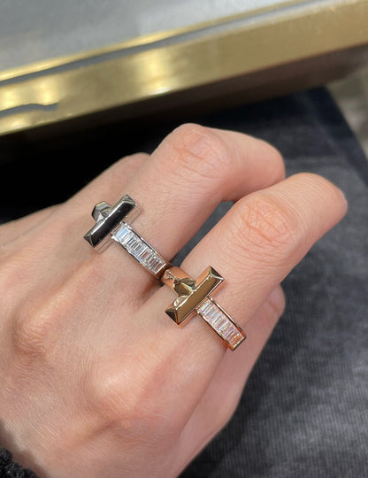 [Haelin Jewelry]T1 WIDE 4.5MM DIAMOND RING