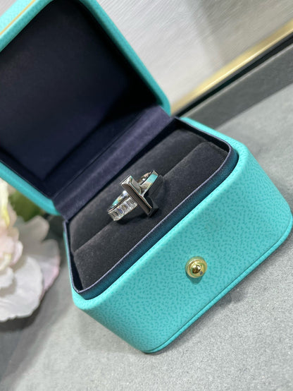 [Haelin Jewelry]T1 WIDE 4.5MM DIAMOND RING