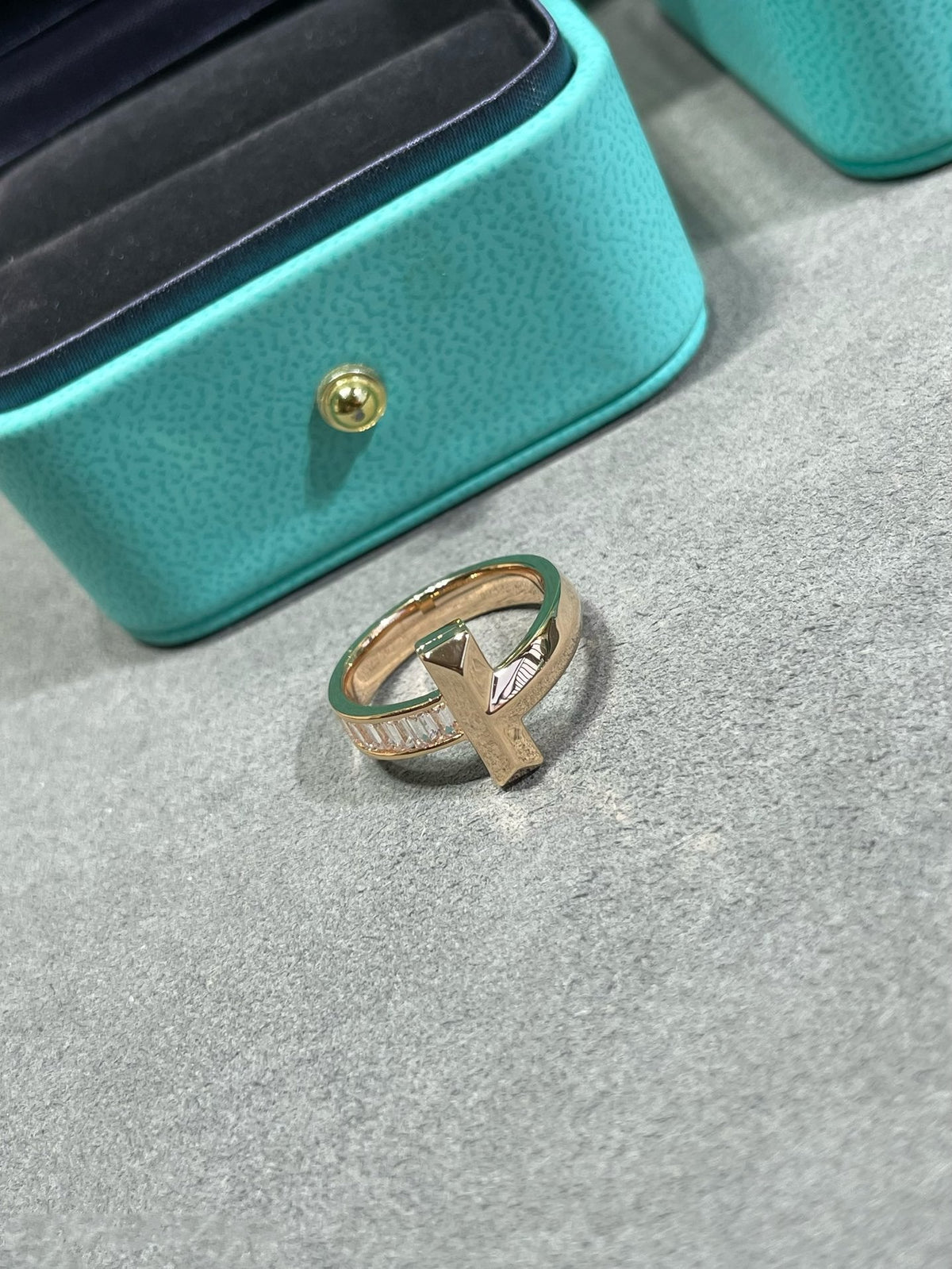 [Haelin Jewelry]T1 WIDE 4.5MM DIAMOND RING