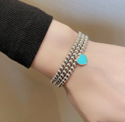 [Haelin Jewelry]RETURN TO TIF SILVER BEAD NECKLACE