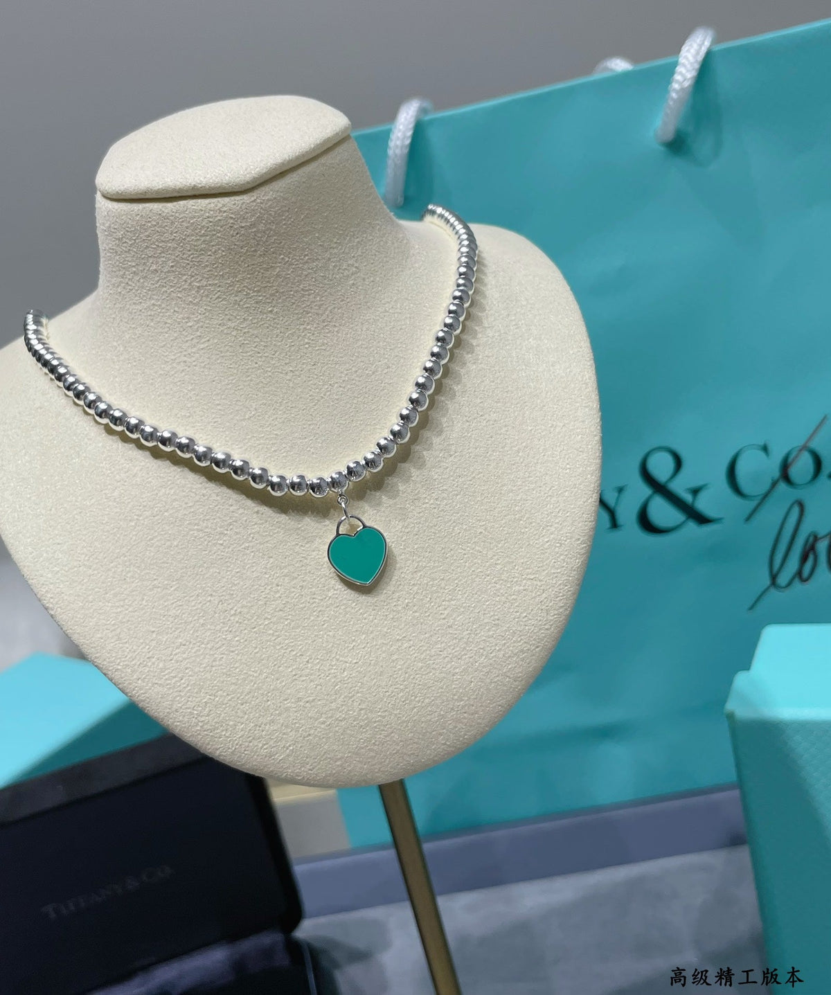 [Haelin Jewelry]RETURN TO TIF SILVER BEAD NECKLACE