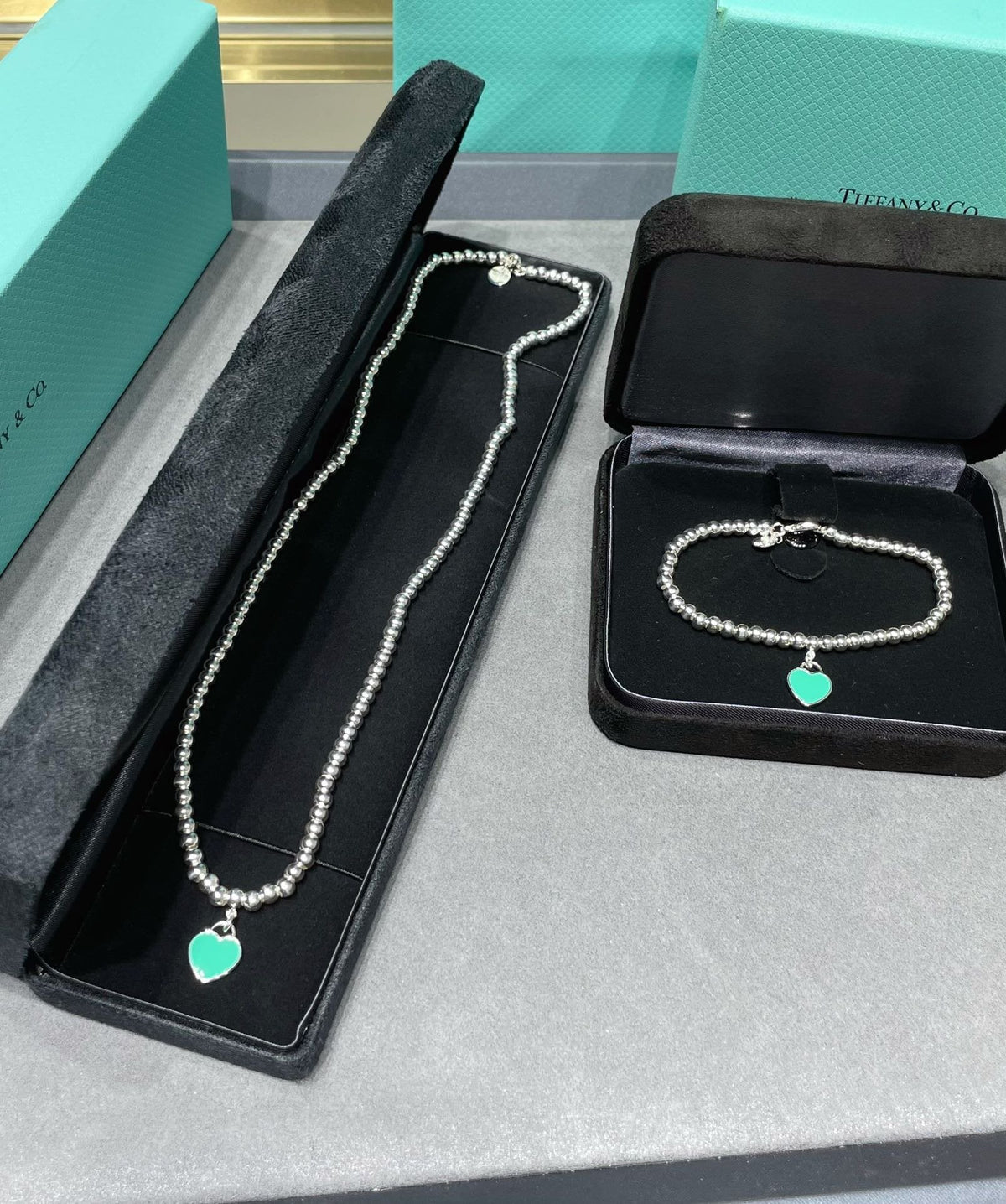 [Haelin Jewelry]RETURN TO TIF SILVER BEAD NECKLACE
