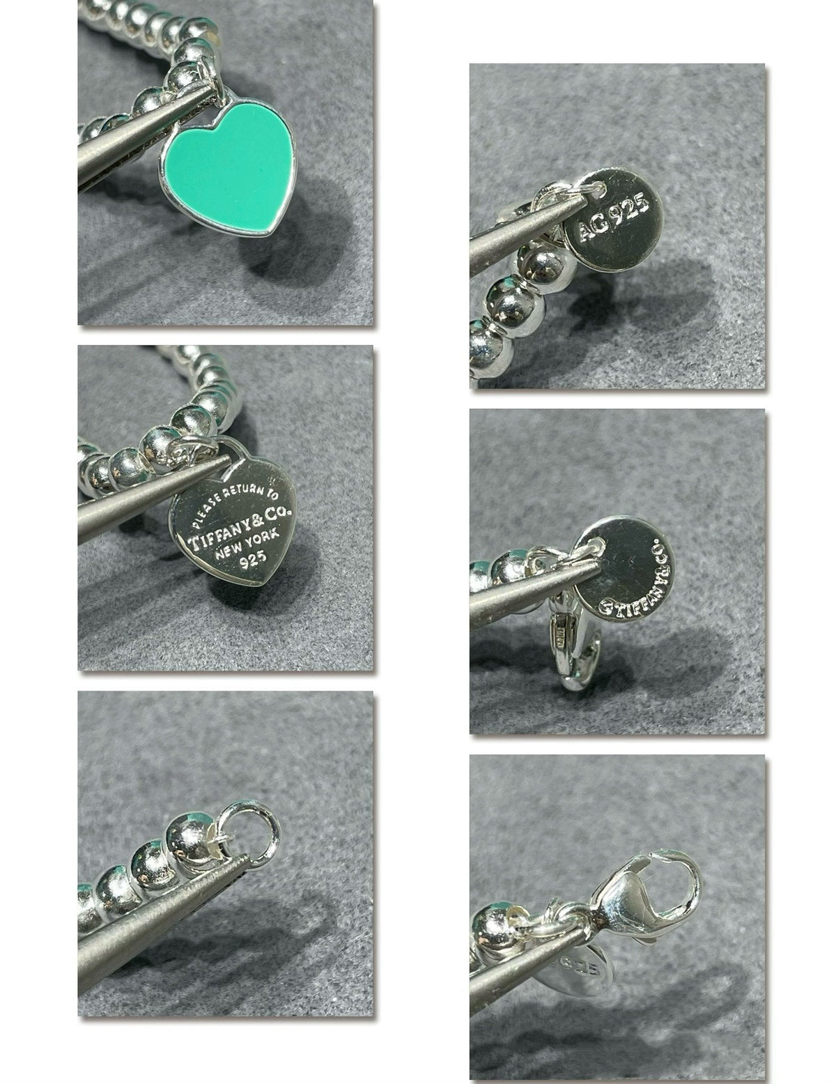 [Haelin Jewelry]RETURN TO TIF SILVER BEAD NECKLACE