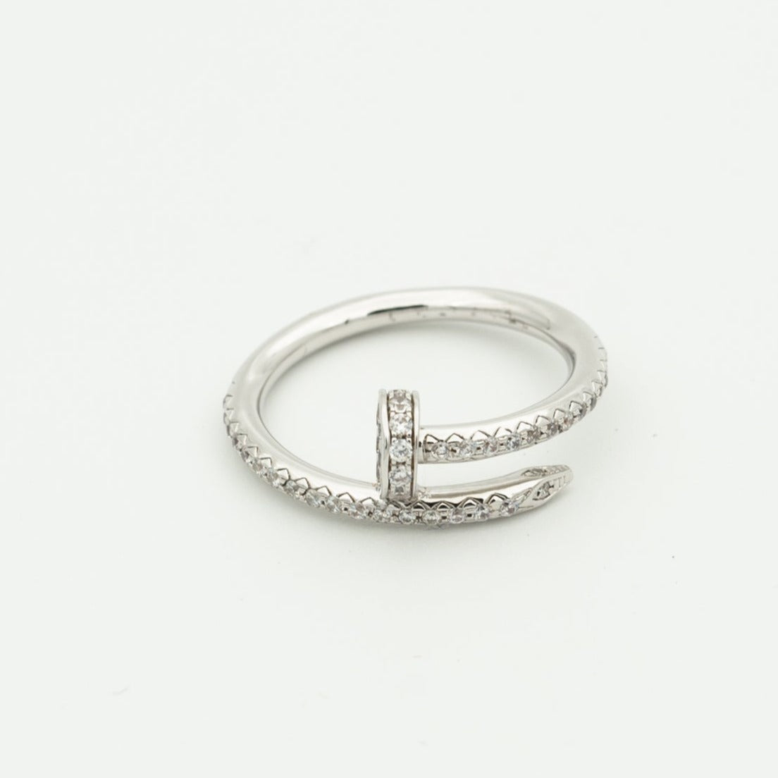 [⭐Haelin Jewelry]JUSTE RING 1.8MM SILVER DIAMONDS